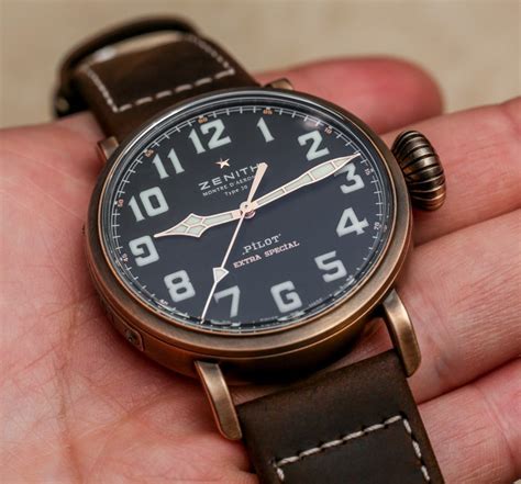 replica bronze zenith pilot watch|Zenith Pilot Type 20 Extra Special Bronze 29.2430.679/21.C75.